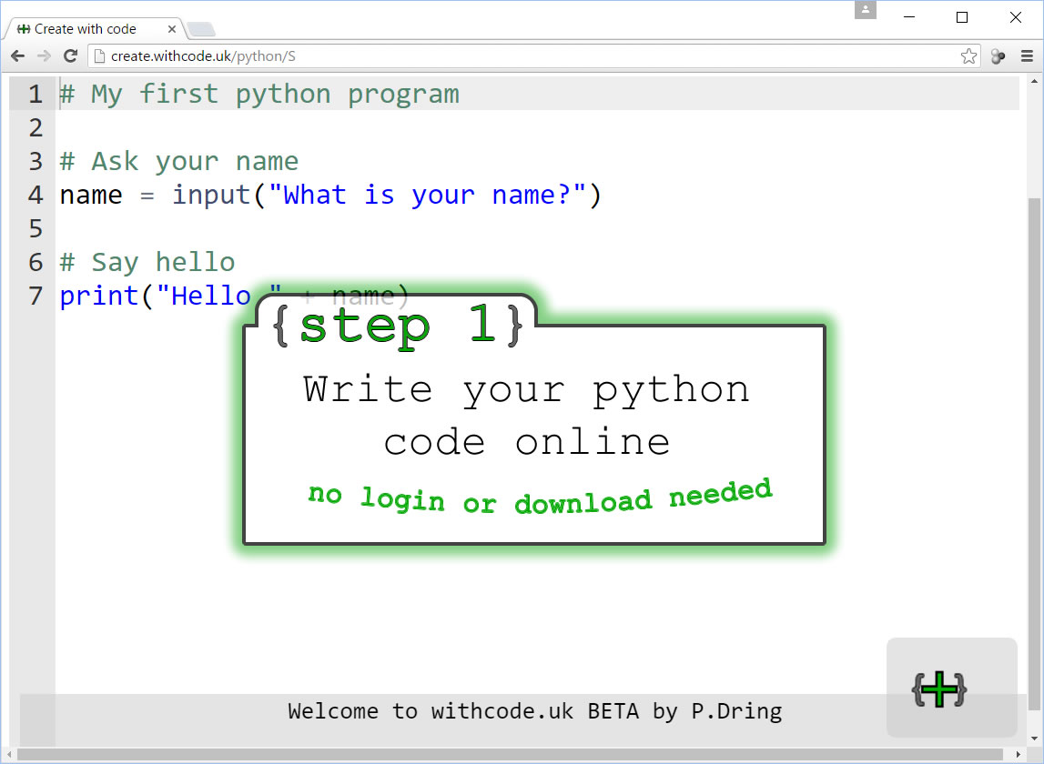 how to write api in python getting
