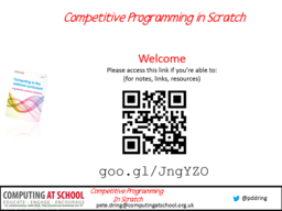 Competitive Programming in Scratch