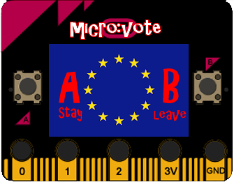 Hold your own EU referendum using a micro:bit