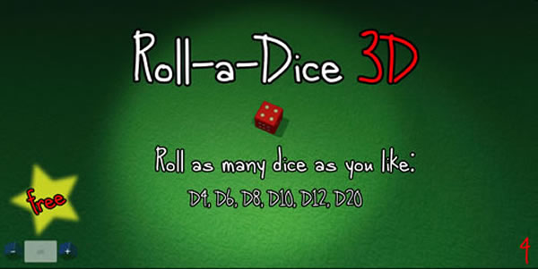 Free 3d dice roller app