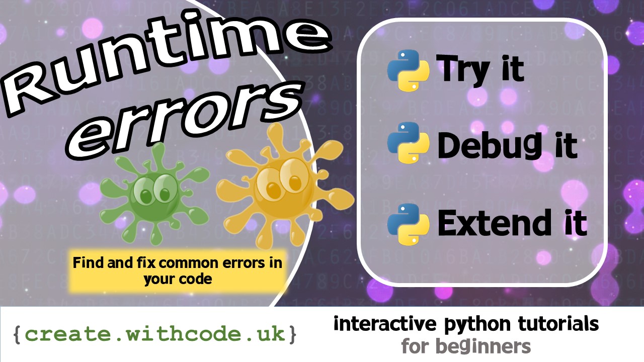 07: Python: Runtime errors
