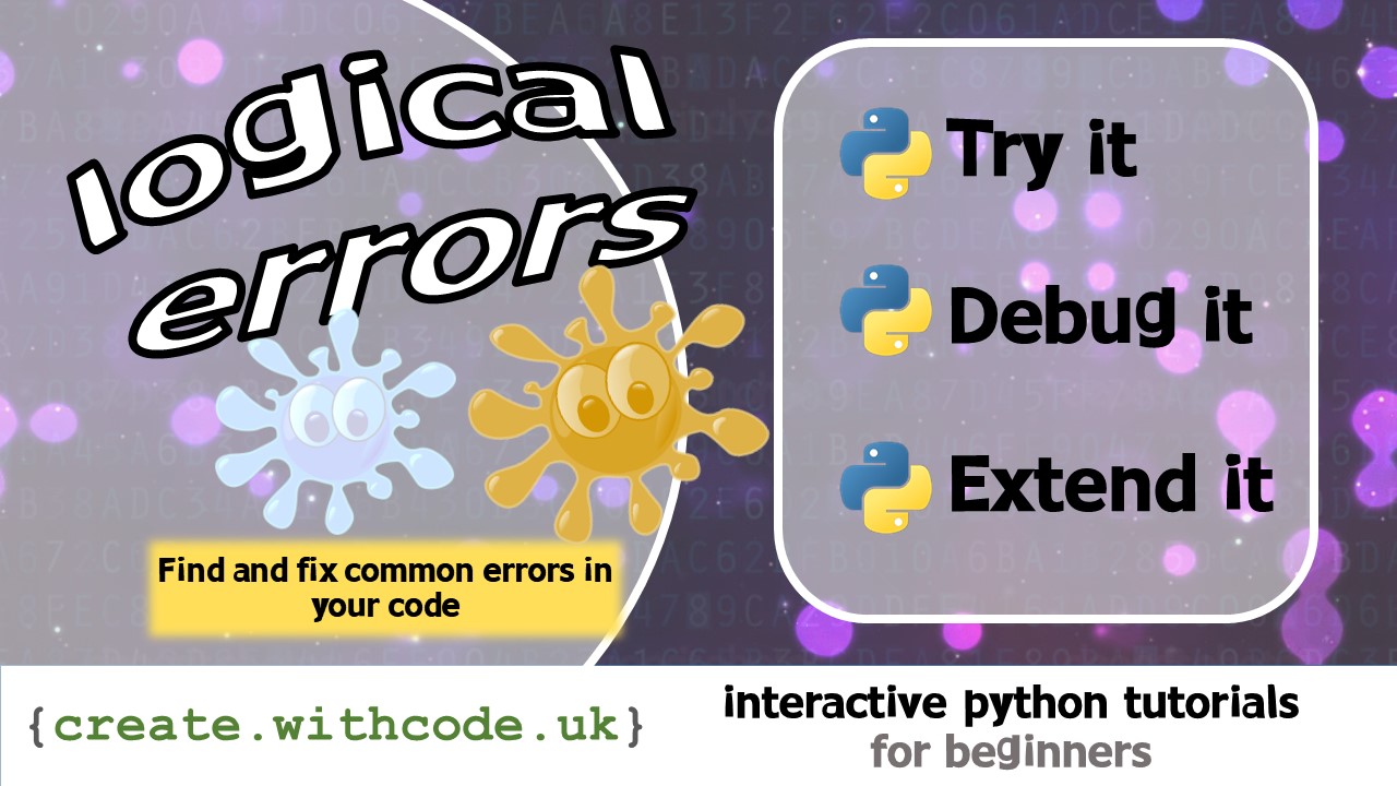 10: Logic Errors in Python