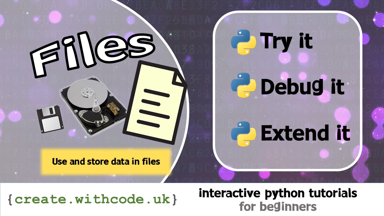 13: Writing data to a file in python