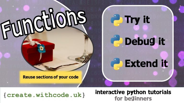 17: Functions in python